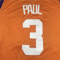 Men's Phoenix Suns Chris Paul #3 Orange Fast Break Team Replica Jersey1