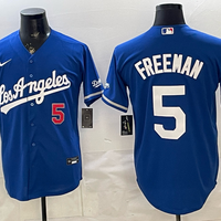 Freddie Freeman #5 Los Angeles Dodgers Royal Alternate Replica Jersey - JerseysFreak