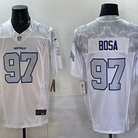 Joey Bosa #97 Buffalo Bills White 2025 Rivalries Collection Game Jersey - JerseysFreak