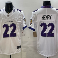 Derrick Henry #22 Baltimore Ravens White Vapor F.U.S.E. Limited Jersey - JerseysFreak