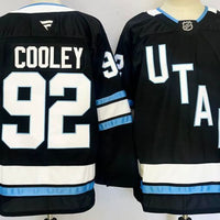 Men's Utah Mammoth Logan Cooley #92 Fanatics Black Player Game Jersey