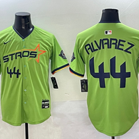 Men's Houston Astros Yordan Alvarez #44 Green 2025 City Connect Limited Player Jersey