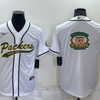 Men's Green Bay Packers White Game Jersey1