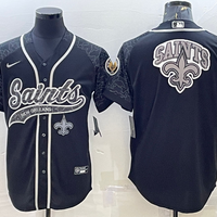 Men's New Orleans Saints Black RFLCTV Limited Jersey1