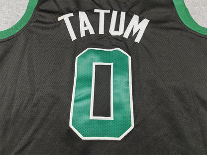 Men's Boston Celtics Jayson Tatum #0 Black Swingman Jersey1 - Statement Edition