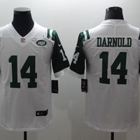 Men's New York Jets Sam Darnold #14 White Game Player Jersey1