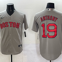 Men's Boston Red Sox Roman Anthony #19 Gray Limited Player Jersey