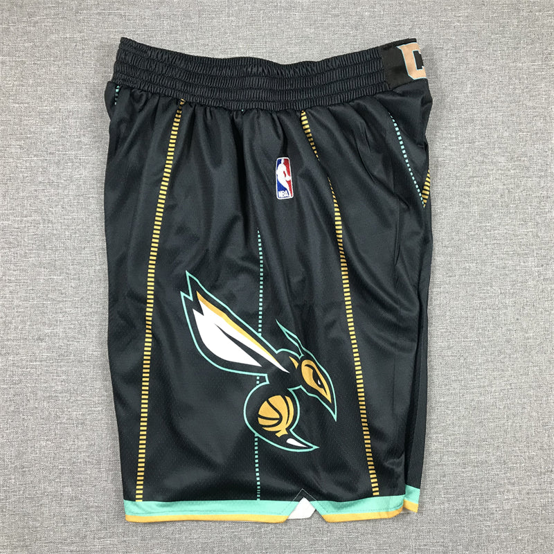 Men's Charlotte Hornets Black 2022/23 Basketball Shorts11 City Edition