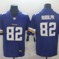 Men's Minnesota Vikings Kyle Rudolph #82 Purple Game Jersey1