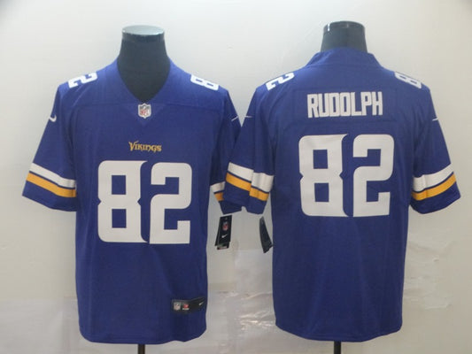Men's Minnesota Vikings Kyle Rudolph #82 Purple Game Jersey1