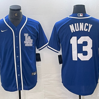Men's Los Angeles Dodgers Max Muncy #13 Blue Limited Player Jersey1