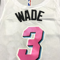 Men's Miami Heat Dwyane Wade #3 White Swingman Jersey1 - City Edition