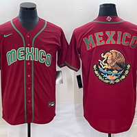 Men's 2023 World Baseball Classic Mexico Red Replica Baseball Jersey1