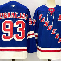 Men's New York Rangers Mika Zibanejad #93 Fanatics Blue Jersey