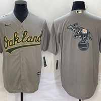 Men's Oakland Athletics Gray Replica Game Jersey1