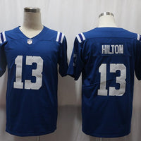Men's Indianapolis Colts TY Hilton Blue Game Jersey1