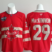 Men's Canada 2025 4 Nations Face-Off Nathan MacKinnon #29 Red Player Jersey