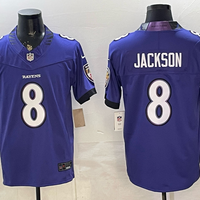 Lamar Jackson #8 Baltimore Ravens Purple Vapor F.U.S.E. Limited Jersey - JerseysFreak