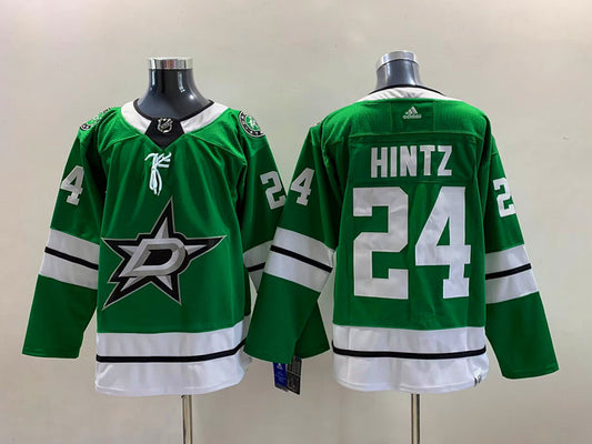 Men's Dallas Stars Roope Hintz #24 Kelly Green Home Breakaway Player Jersey1