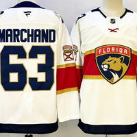 Men's Florida Panthers Brad Marchand #63 Fanatics White Jersey
