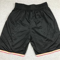 Men's Miami Heat Big Face Black Basketball Shorts1