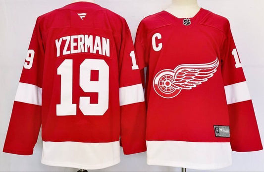 Men's Detroit Red Wings Steve Yzerman #19 Fanatics Red Player Jersey