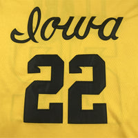 Men's Iowa Hawkeyes Caitlin Clark #22 Yellow Replica Player Jersey