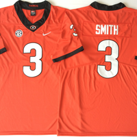 Men's Georgia Bulldogs Roquan Smith #3 Red Player Game Jersey