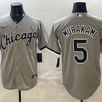 Men's Chicago White Sox Munetaka Murakami #5 Gray Replica Player Jersey