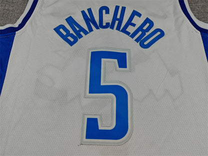 Men's Orlando Magic Paolo Banchero #5 Silver 2025/26 Swingman Jersey - City Edition
