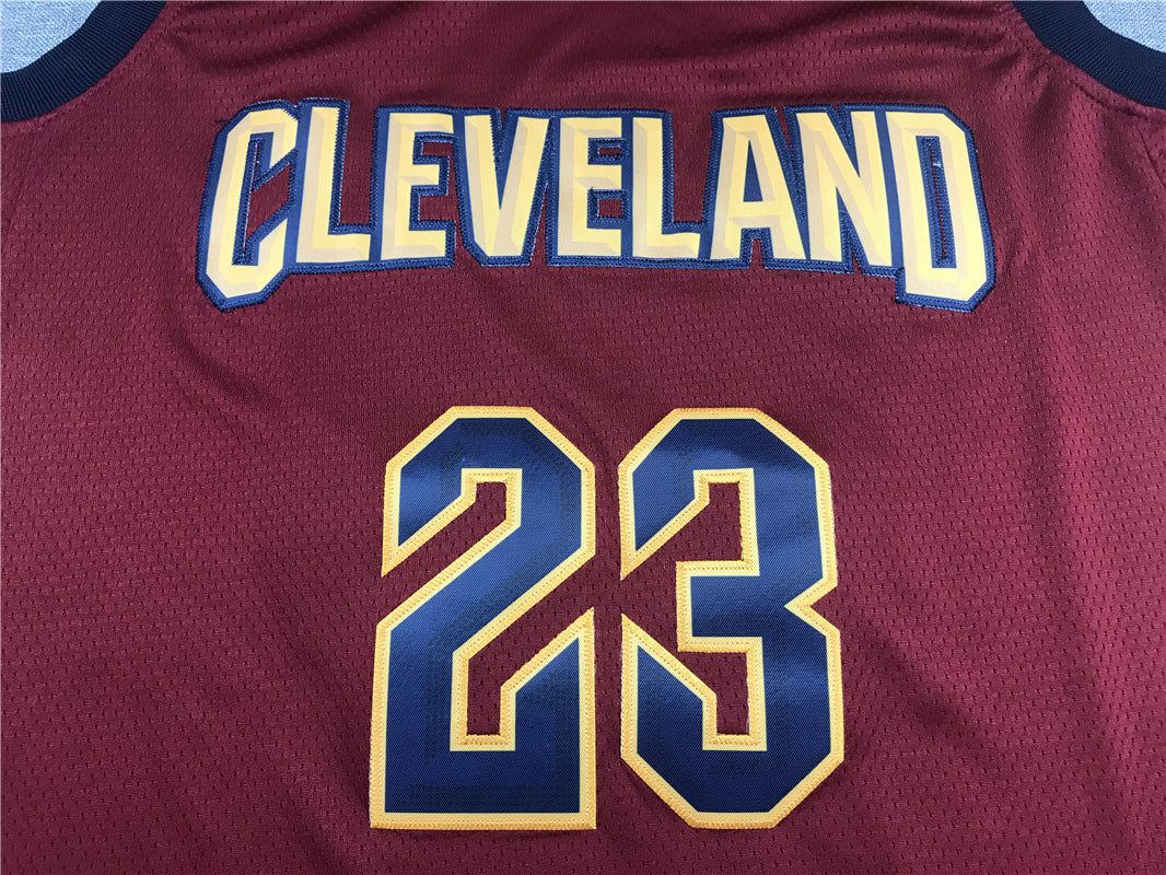 Men's Cleveland Cavaliers LeBron James #23 Red Swingman Player Jersey1