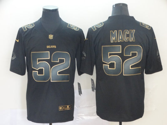 Men's Chicago Bears #52 Khalil Mack Black Alternate Game Jersey1