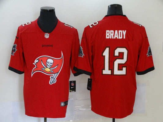 Men's Tampa Bay Buccaneers Tom Brady #12 Red Alternate Game Jersey1