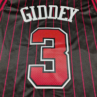 Men's Chicago Bulls Josh Giddey #3 Black Swingman Jersey - Statement Edition