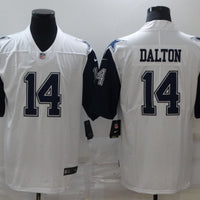 Men's Dallas Cowboys Andy Dalton #14 White Game Jersey1