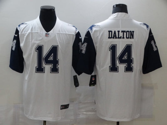 Men's Dallas Cowboys Andy Dalton #14 White Game Jersey1