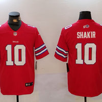 Khalil Shakir #10 Buffalo Bills Red Game Jersey - JerseysFreak