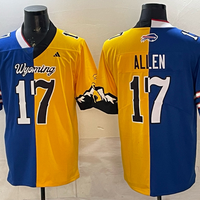 Josh Allen #17 Buffalo Bills Royal Yellow Game Player Jersey - JerseysFreak