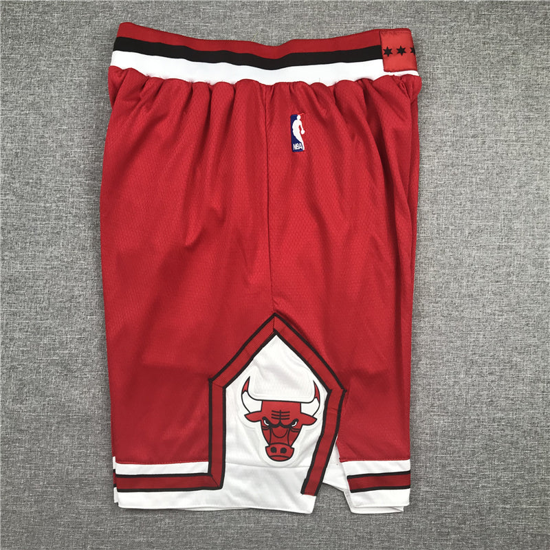 Men's Chicago Bulls Red Basketball Shorts1