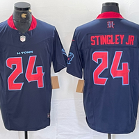 Men's Houston Texans Derek Stingley Jr. #24 Navy 2nd Alternate Game Jersey