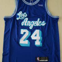 Men's Los Angeles Lakers Kobe Bryant #24 Royal Swingman Jersey1