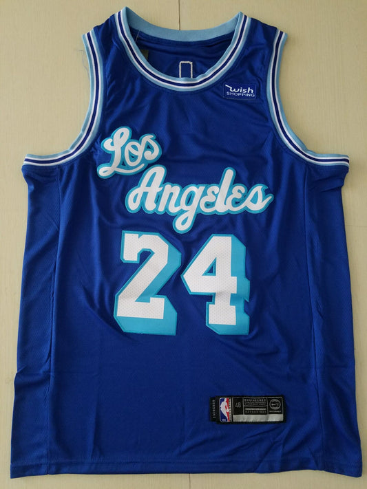 Men's Los Angeles Lakers Kobe Bryant #24 Royal Swingman Jersey1