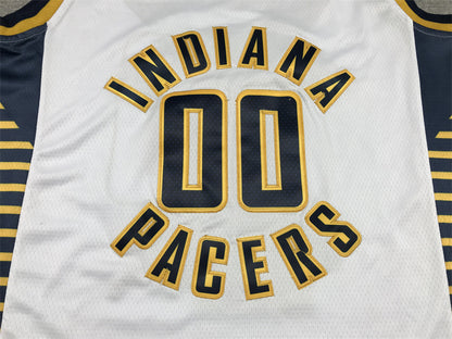 Men's Indiana Pacers Bennedict Mathurin #00 White 2022/23 Swingman Jersey1 - Association Edition