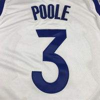 Men's Golden State Warriors Jordan Poole #3 White 2022/23 Swingman Jersey1 - Association Edition