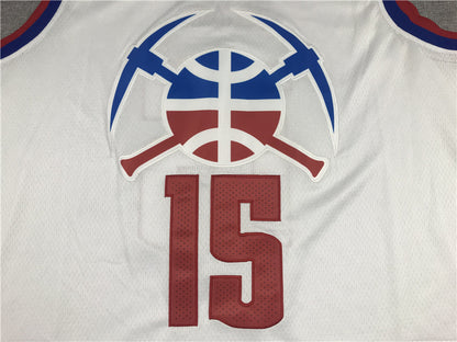 Men's Denver Nuggets Nikola Jokic #15 White Swingman Jersey1 - Reward version