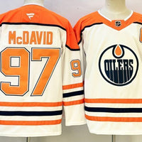 Men's Edmonton Oilers Connor McDavid #97 Fanatics White Player Jersey