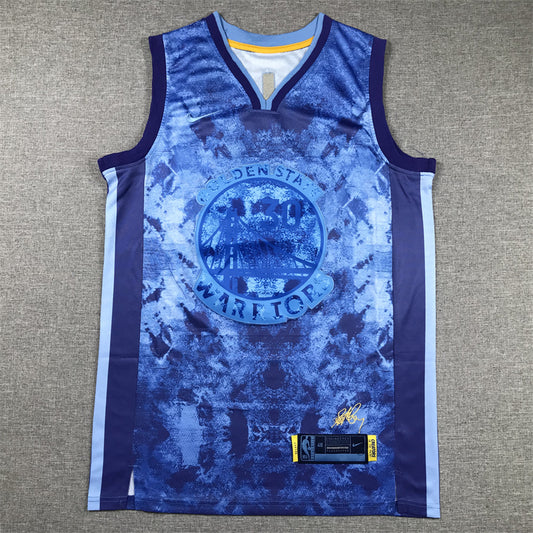 Men's Golden State Warriors Stephen Curry #30 Royal Select Series Swingman Jersey1