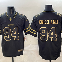 Men's Dallas Cowboys Drake Kneeland #94 Black Game Jersey