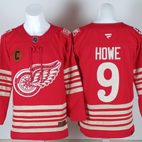 Men's Detroit Red Wings Gordie Howe #9 Red Breakaway Player Jersey