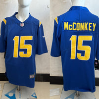 Men's Los Angeles Chargers Ladd McConkey #15 Royal Game Jersey